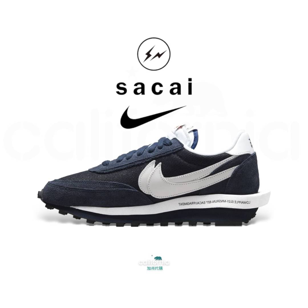 👟Nike LDWaffle x Fragment Design x sacai “Blackened Blue”藤原浩