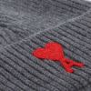 圖片 AMI PARIS 經典刺繡 logo毛帽 灰色 UHA235018 084