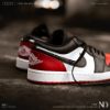 圖片 NICEDAY 現貨 Air Jordan 1 Low Bred Toe 黑白紅 芝加哥公牛 黑紅腳趾 553558-161