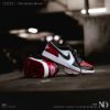 圖片 NICEDAY 現貨 Air Jordan 1 Low Bred Toe 黑白紅 芝加哥公牛 黑紅腳趾 553558-161