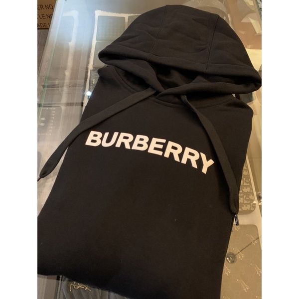 圖片 Burberry 經典 字母logo設計 黑色 男生 新款 帽t