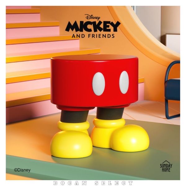 圖片 Sunday home x Disney Mickey 限量開團迪正版＂米奇板凳椅＂