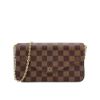 圖片 Louis Vuitton Felicie Pochette Damier 帆布鍊帶斜揹/手拿包(N40492-咖)