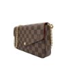 圖片 Louis Vuitton Felicie Pochette Damier 帆布鍊帶斜揹/手拿包(N40492-咖)