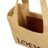 圖片 LOEWE 羅威 Medium Font 中號 酒椰纖維 字體 手提包 托特包 肩背包 自然色 多色