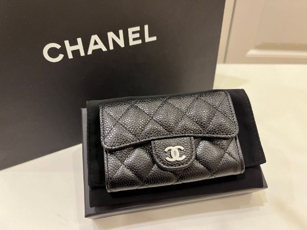 圖片 Chanel經典coco單層卡夾銀釦