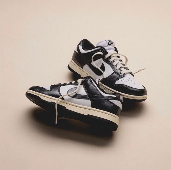 Nike Dunk Low "Vintage panda" 復古熊貓 黑白奶油底 FQ8899-100