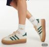 圖片 預購┃adidas GAZELLE BOLD 復古綠 焦糖底 厚底 基本款 增高