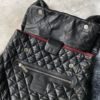圖片 Chanel 黑銀全皮羽絨後背包