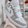 圖片 Nike Air Jordan 1 'Wolf Grey'  灰白 小Dior 冰底 男女 DC0774-105