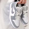 圖片 Nike Air Jordan 1 'Wolf Grey'  灰白 小Dior 冰底 男女 DC0774-105