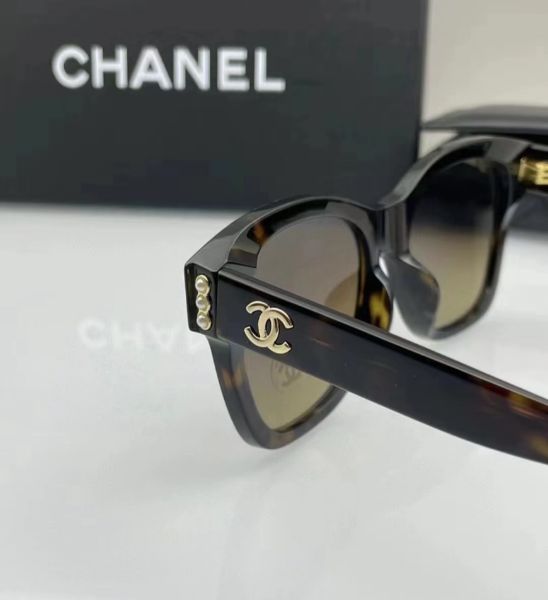 圖片 【現貨】麗睛眼鏡Chanel【可刷卡分期】香奈兒 CH5482H 琥珀色 太陽眼鏡 小香眼鏡 香奈兒墨鏡 偏光太陽眼鏡