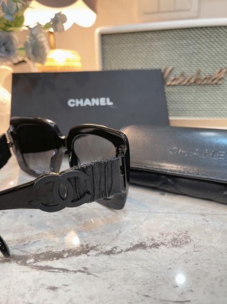 圖片 【現貨】麗睛眼鏡Chanel【可刷卡分期】香奈兒 CH5474Q 黑色 太陽眼鏡 香奈兒新款太陽眼鏡 香奈兒熱賣款眼鏡