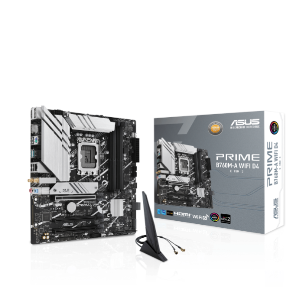 圖片 華碩 PRIME-B760M-A-WIFI-D4-CSM (DDR4)LGA1700 Rocket Lake-S 13代