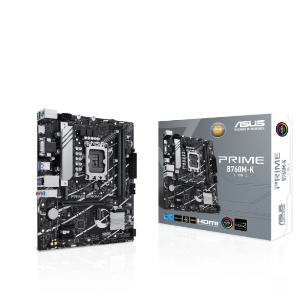 圖片 華碩 PRIME-B760M-K-CSM (DDR5)LGA1700 Rocket Lake-S 13代