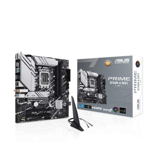 圖片 華碩 PRIME B760M-A WIFI-CSM (DDR5)LGA1700 Rocket Lake-S 13代