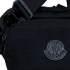 圖片 MONCLER Durance 品牌LOGO 防水尼龍腰包 黑色 5M00004M2388 999