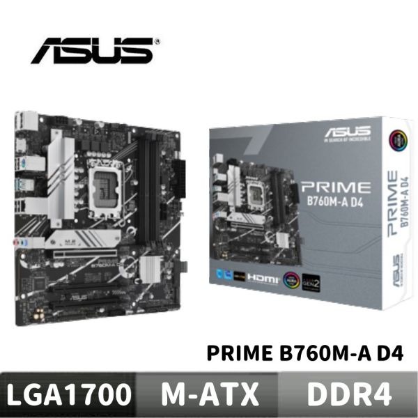 圖片 ASUS 華碩 PRIME B760M-A D4-CSM 主機板