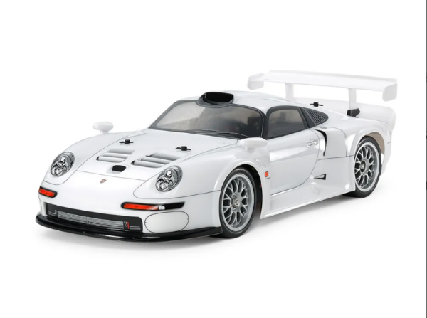 圖片 TAMIYA 47443 電動RCカー（特別企画） No.143 1/10RC ポルシェ911 GT1 ストリート 1996 (TA03R-Sシャーシ)