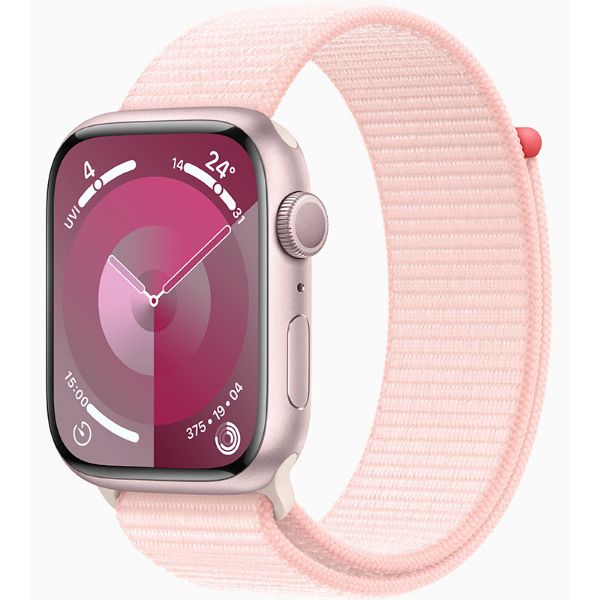 圖片 Watch S9 粉色-淡粉錶環 （45mm） GPS