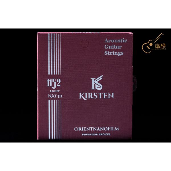圖片 『識樂音樂工作室』KIRSTEN NAT-311 NAT-312 日本芯 薄膜 包覆弦 磷青銅 木吉他弦