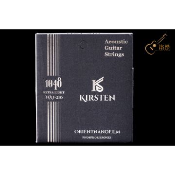 圖片 『識樂音樂工作室』KIRSTEN NAT-210 NAT-211 NAT-212 美國芯 薄膜 包覆弦 磷青銅 木吉他弦