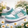 April Skateboards x NIKE DUNK SB LOW 湖水綠 銀勾 聯名款 FD2562-400