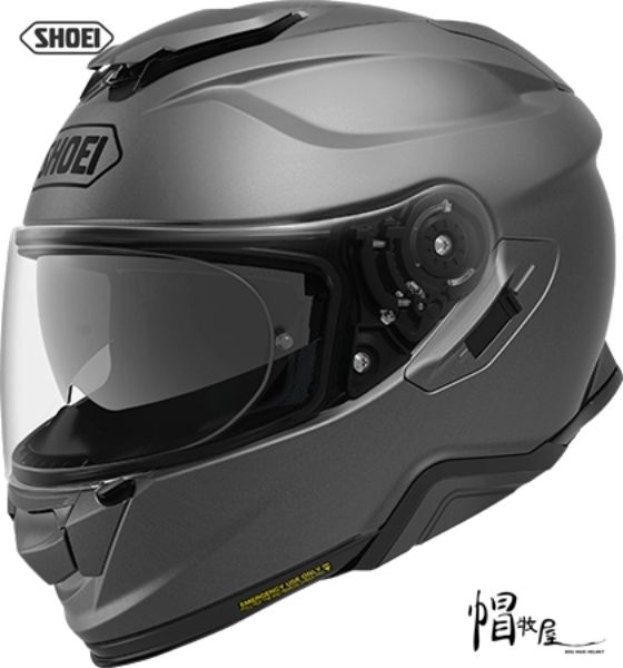 圖片 【帽牧屋 】日本 SHOEI GT-AIR MT.D.GREY 安全帽 輕量 頂級 雙D扣 全罩 消光灰