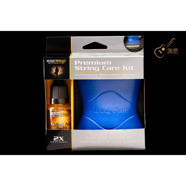圖片 『識樂音樂工作室』MusicNomad 弦油補充組合 MN145 String Care Kit （附麂皮亮光布）
