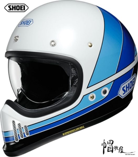 圖片 【帽牧屋 】日本 SHOEI EX ZERO EQUATION TC-11 安全帽 山車帽 復古 越野 輕量 雙D扣