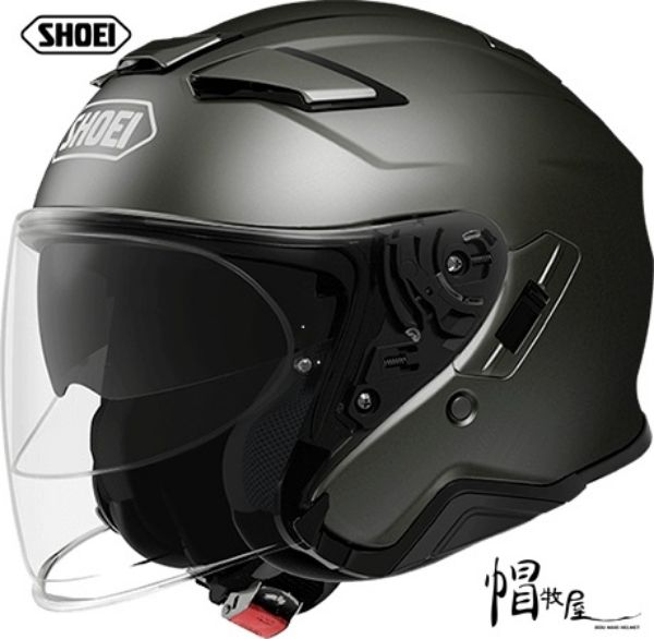 圖片 【帽牧屋 】日本 SHOEI J CRUISE II M.ANTHRA 安全帽  輕量 內墨鏡  雙D扣 半罩 鈦色