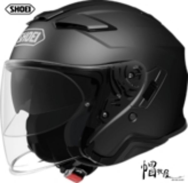圖片 【帽牧屋 】日本 SHOEI J CRUISE II MT.BLACK   安全帽  輕量 內墨鏡  雙D扣 半罩 消光黑