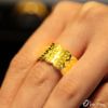 圖片 黃金男戒指-財運亨通