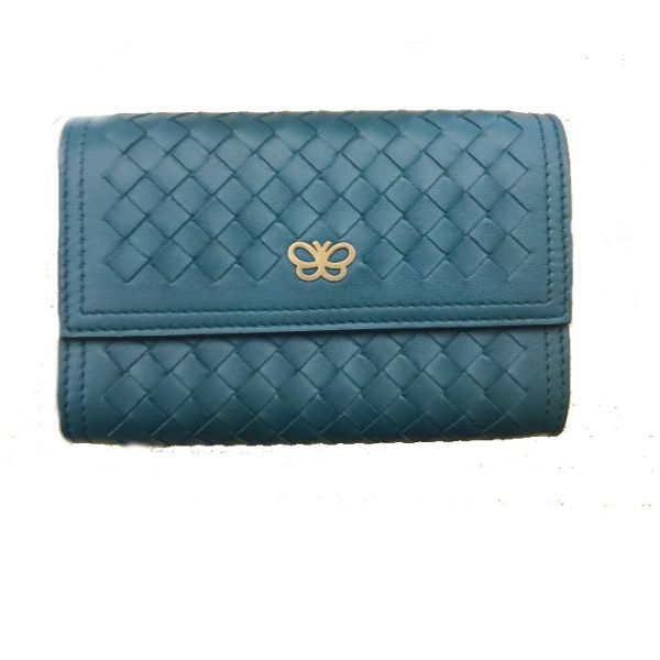 圖片 BOTTEGA VENETA BV 女款藍綠色中夾  547259 VO0B9