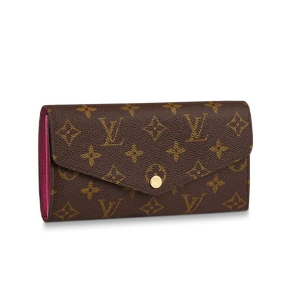 圖片 LV LOUIS VUITTON 路易威登 SARAH LV扣式長夾  M62234