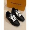 圖片 Louis Vuitton LV Trainer經典 全黑白鞋帶配色 皮革 男生 球鞋