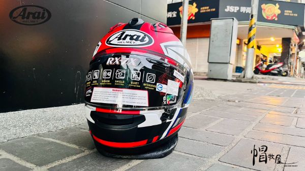圖片 【帽牧屋】ARAI RX-7X  TAKUMI 高橋巧 彩繪 全罩 安全帽  頂級 限量  藍芽預留耳機孔 雙D扣