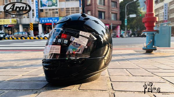 圖片 【帽牧屋】ARAI ASTRO GX GLASS BLACK 素色 亮黑 全罩式 安全帽  藍芽預留耳機孔 雙D扣 全罩