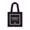 圖片 Chanel香奈兒 Gabrielle x V&A英國博物館 限量聯名帆布包購物袋 黑色