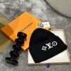 圖片 LOUIS VUITTON Headline 黑白刺繡毛帽