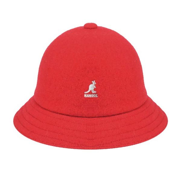 圖片 KANGOL 羊毛 鐘型帽 漁夫帽 圓頂漁夫帽 紅色 K3451 RD608