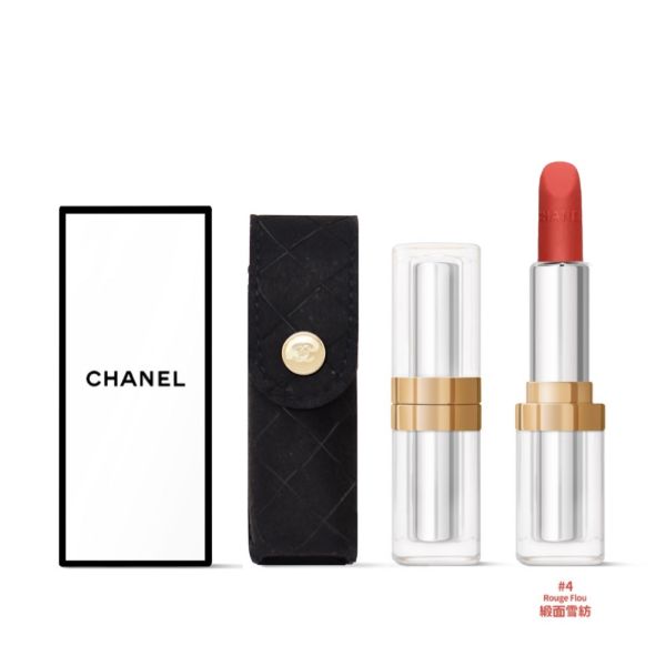 圖片 CHANEL 香奈兒彩妝 康朋街31號 璀璨緞光唇膏 3.3g 玻璃管 #4緞面雪紡 FLOU - 玫瑰粉