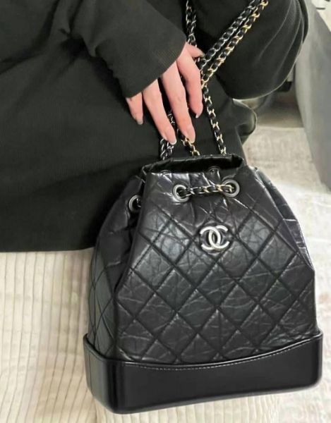 圖片 Chanel A94485 Backpack 小型流浪後背包 黑 23*22.5*10.5 cm