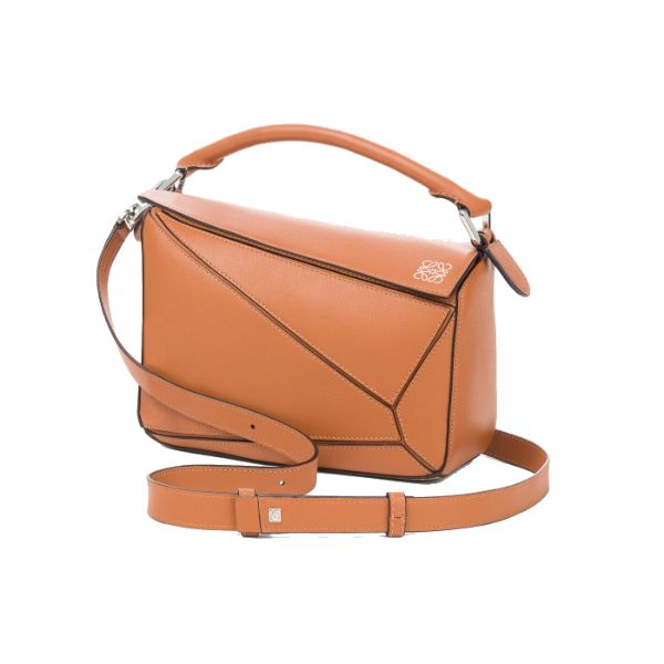 圖片 LOEWE 經典小牛皮小號 Puzzle 手袋/肩背包/斜背包 棕褐色 322 30 S21 2530	