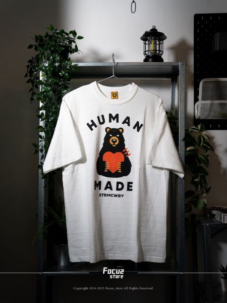 Humanmade SS23 Grapic Bear Tee White HM25TE014