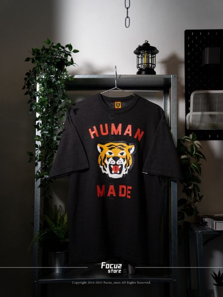 Human made SS23 Grapic Tiger Tee Black HM25TE006