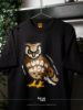 Human made SS23 Grapic Owl Tee Black HM25TE005