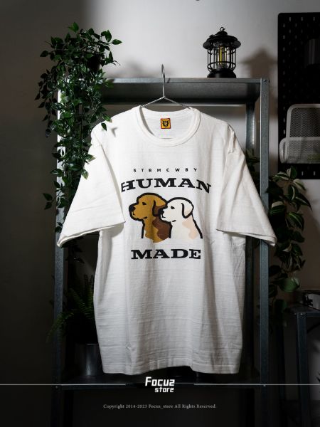 Human made SS23 Grapic Two Dogs Tee HM25TE013