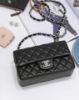 圖片 CHANEL Coco 20小羊皮迷你口蓋包-黑色/銀釦