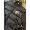 圖片 Moncler 經典Logo設計 深藍色 半羽絨 立領外套 新款